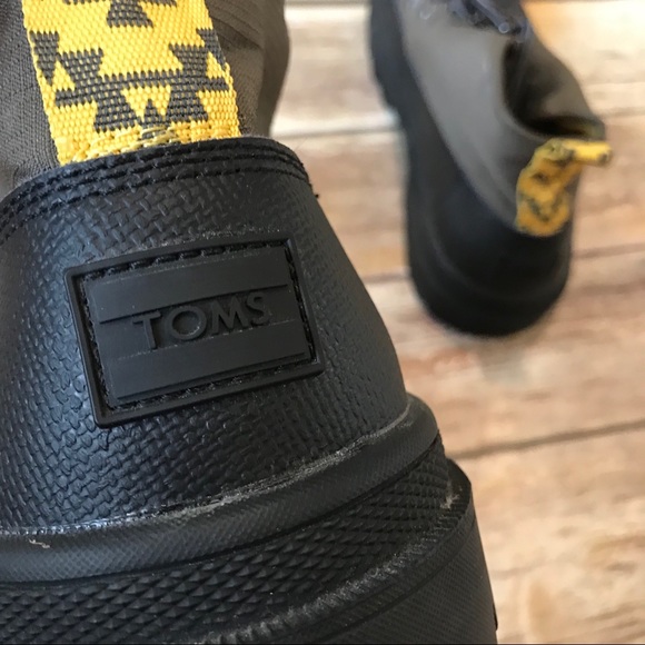 Toms Other - Toms Cordova Tarmac Olive Black Ripstop Boots